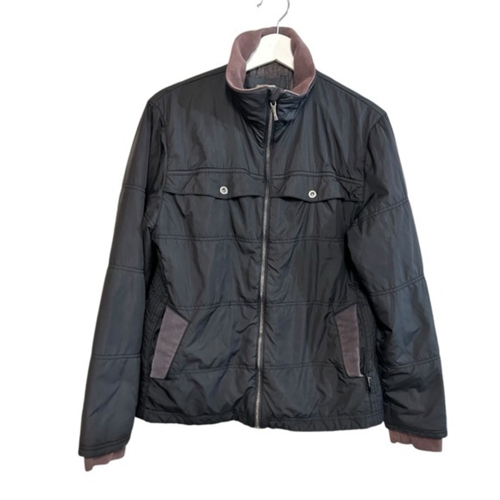 Prana L jacket primaloft zip‎ up scapegoat bomber style wind resistant everyday